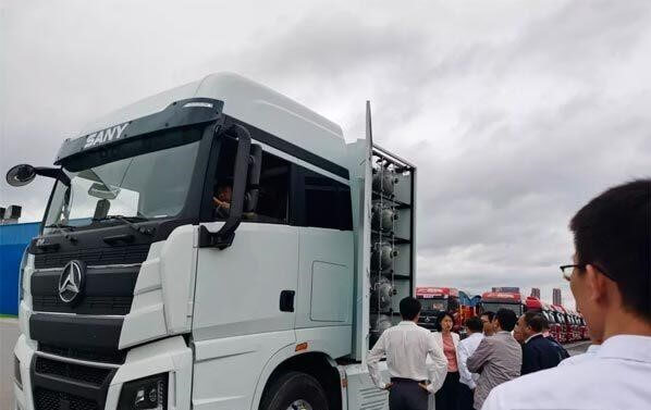 投放100輛氫燃料工程車(chē)，三一推進(jìn)岳陽(yáng)氫能示范城市建設(shè)
